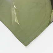  paarse slipjes waterverf schilderij fleece deken (Hoek)