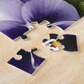 paarse slipjes waterverf schilderij legpuzzel (Zijkant)