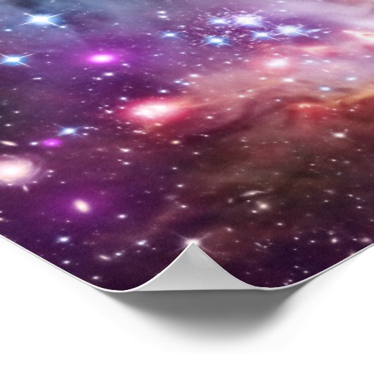 Paarse Small Magellanic Cloud Poster (Hoek)