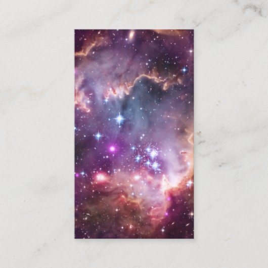 Paarse Small Magellanic Cloud Visitekaartje (Voorkant)