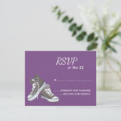 Paarse Sneakers RSVP (Staand voorkant)