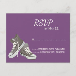 Paarse Sneakers RSVP Kaartje