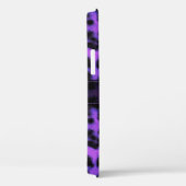 Paarse sneeuwblaashuidafdruk, naam Gepersonaliseer Case-Mate iPhone Case (Achterkant / Rechts)