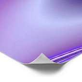 Paarse sneeuwdromen, Abstracte Fantastische regenb Poster (Hoek)