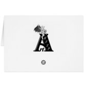 Paarse sneeuwdromen, Abstracte Fantasy-Art (Achterkant Horizontaal)