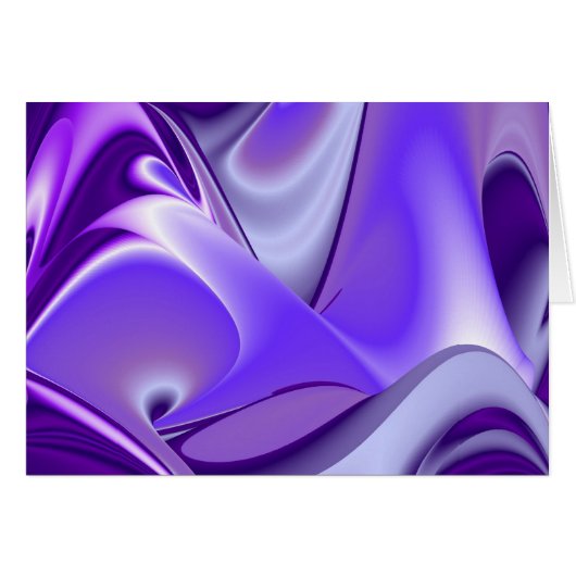 Paarse sneeuwdromen, Abstracte Fantasy-Art (Voorkant Horizontaal)