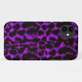 Paarse sneeuwpop Case-Mate iPhone case (Achterkant (horizontaal))