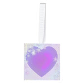 Paarse sneeuwvlok decoratie (Voorkant)