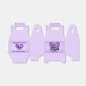 Paarse Snoep Crusher Be Mine Monster Truck Bedankdoosjes (Uitgevouwen)