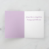 Paarse snoepgoed kaart (Binnen)