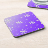 Paarse Snowflake Onderzetters (Linkerzijde)