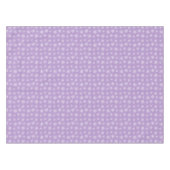 Paarse Snowflake Tablecloth Tafelkleed (Voorkant (Horizontaal))