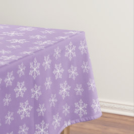 Paarse Snowflake Tablecloth Tafelkleed