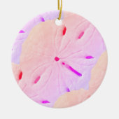 Paarse snuffelroze grasslang 2020 keramisch ornament (Voorkant)