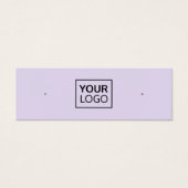 Paarse sociale mediaspotkaart mini visitekaartjes (Voorkant)