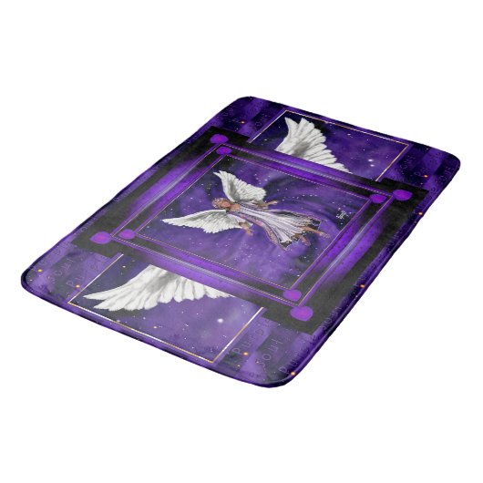 Paarse sol badmat (Gekanteld)