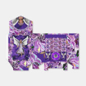 Paarse sol bedankdoosjes (Uitgevouwen)