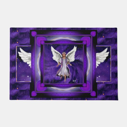 Paarse sol deurmat (Voorkant)