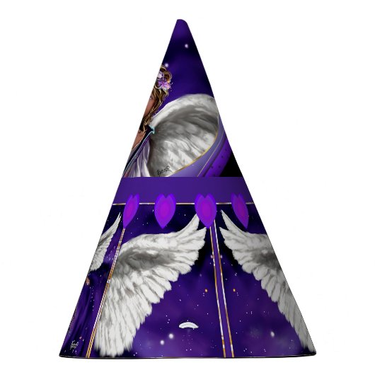 Paarse sol feesthoedjes (Rechts)