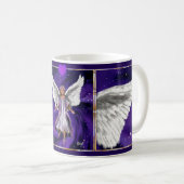 Paarse sol koffiemok (Voorkant rechts)