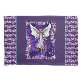 Paarse sol kussensloop