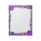 Paarse sol notitieblok (Linkerzijde)