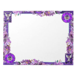 Paarse sol notitieblok