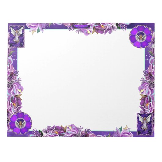 Paarse sol notitieblok (Voorkant)