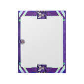 Paarse sol notitieblok (Linkerzijde)