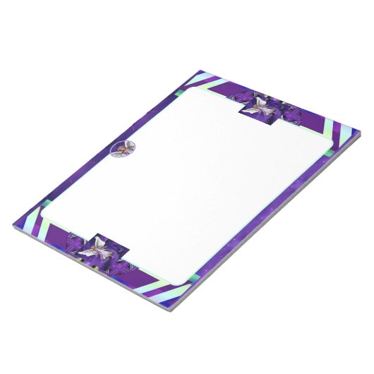 Paarse sol notitieblok (Schuin)
