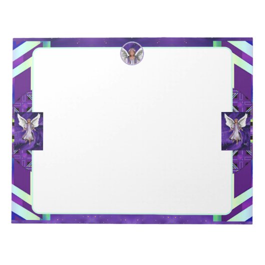 Paarse sol notitieblok (Voorkant)