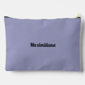 Paarse - Solid Large Accessoire Pouch Etui (Achterkant)