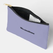 Paarse - Solid Small Accessoire Pouch Etui (Open)
