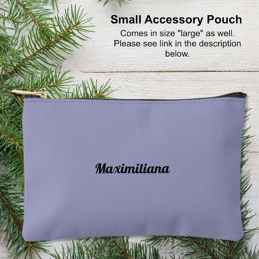 Paarse - Solid Small Accessoire Pouch Etui