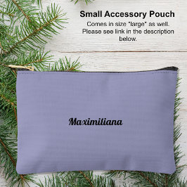 Paarse - Solid Small Accessoire Pouch Etui