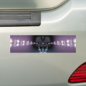 Paarse Song Bumpersticker (Op auto)