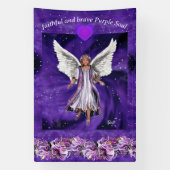 Paarse Soul banner (Verticaal)