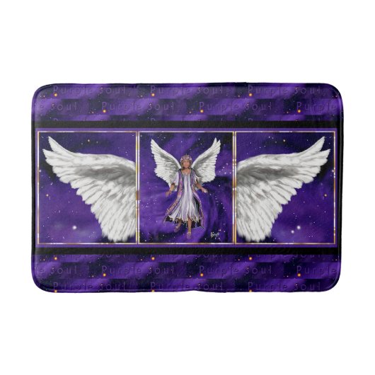 Paarse Soul Bath Mat (Voorkant)