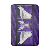 Paarse Soul Bath Mat (Voorkant Verticaal)