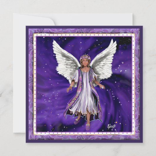 Paarse Soul-blanco kaart (Voorkant)