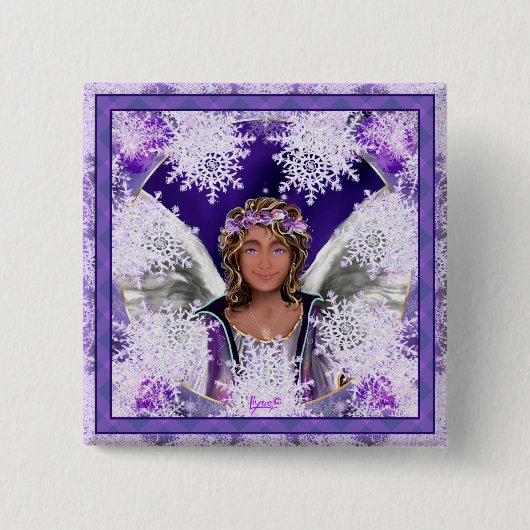 Paarse Soul Button (Voorkant)