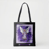 Paarse Soul Canvas tas (Voorkant)