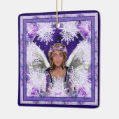 Paarse Soul Ceramic Ornament (Links)