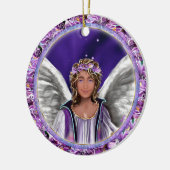 Paarse Soul Ceramic Ornament (Links)