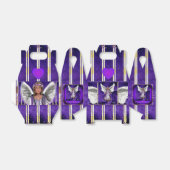 Paarse Soul Favor Box Bedankdoosjes (Uitgevouwen)