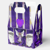 Paarse Soul Favor Box Bedankdoosjes (Geopend)