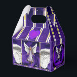 Paarse Soul Favor Box Bedankdoosjes<br><div class="desc">💜 Deze engel vertegenwoordigt de familie van mijn soep: ik probeerde de Universele "Paarse soep" te vertegenwoordigen: het mengen van alle kenmerken van de mens: geslacht, huidskleuren, haarkleuren... enz..dat het leger van supporters uit de hele wereld omvat met een prachtige, loyale, welwillende soep zoals de zielen van onze 7 Amazing...</div>