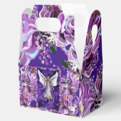 Paarse Soul Favor Box Bedankdoosjes (Geopend)