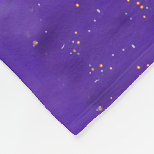 Paarse Soul Fleece Blanket (Hoek)