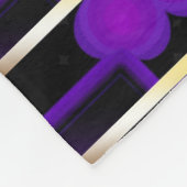 Paarse Soul Fleece Blanket Deken (Hoek)